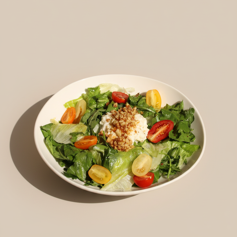 Stracciatella and tomatoes salad